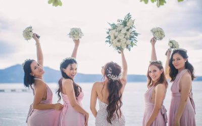 The Bridal Entourage  Team Bride & Team Groom. #MrMrsZerbe #DominikAndElWedd…