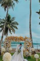 What a view  #BeachfrontWeddings #IntimateDavaoWeddings #TeamEventsByLiz 
 Congr…